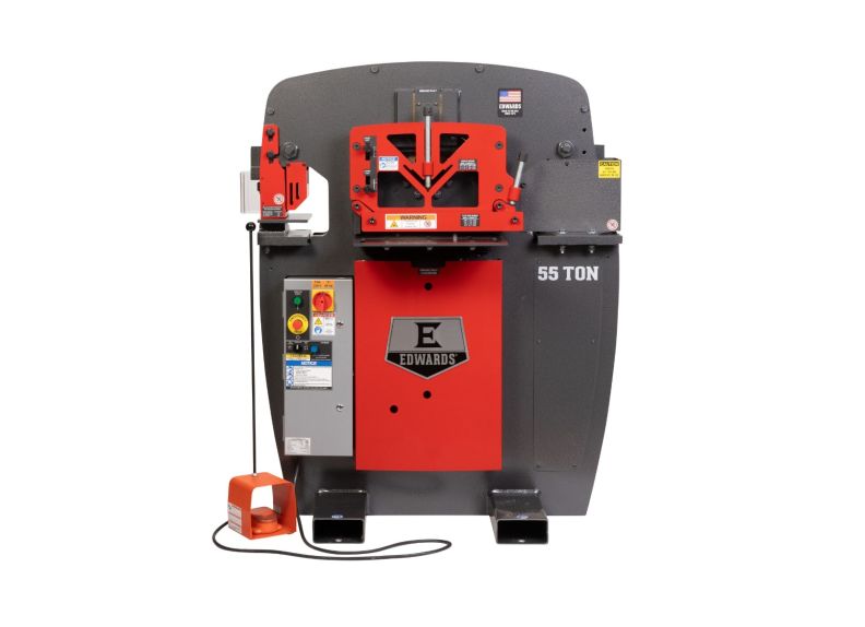 55 Ton Ironworker 230V, 1Ph with PowerLink | Edwards Ironworkers
