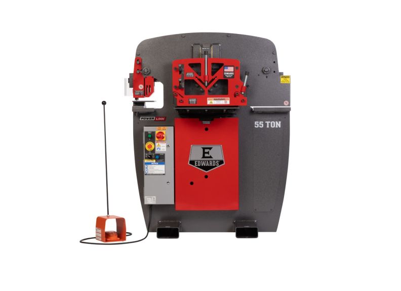 55 Ton Ironworker 230V, 3Ph with PowerLink | Edwards Ironworkers